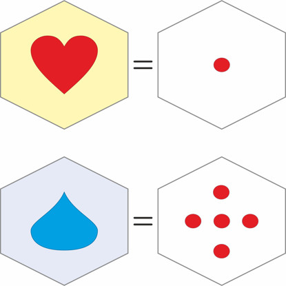 Изображение определи число под картинкой 1-5